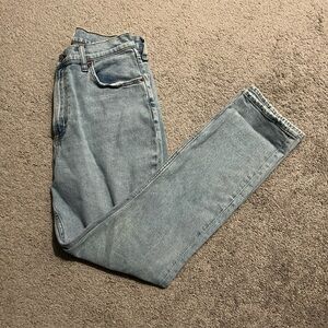 Abercrombie Fitch Curve Love 90’s Slim Straight Ultra High Rise Jeans Sz 30/10s
